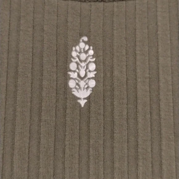 FP Movement by Free People Green Ribbed Fitted Tank Top - Picture 6 of 6